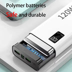 VIVO 2026 Large Capacity 500000mAh Powerbank 120W Fast Charging LEDPower Bank Portable Battery Charger Supply For Iphone Samsung Car Mobile World