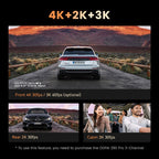 DDPAI New Z90Pro 4K+2K Front and Rear Car Dash Cam Dual HDR Sony Sensor ADAS Parking Mode WiFi 5G Car DVR Camera Video Recorder Car Mobile World