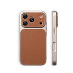 Luxury Lychee Texture Leather Matte Hard Case For iPhone 17 Pro Max 16 15 14 13 12 ProMax Full Lens Protection Back Cover Shell