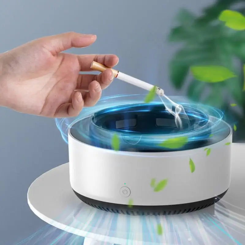 New Auto Ashtray Air Purifier Intelligent Passive Smoking Removal Smoking Smoke Smell Multi Filtration Indoor Living Room Office CM World