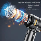 Car Vacuum Cleaner High Power Portable Handheld Wireless Brushless Motor Cleaning Machine Powerful Air Duster for Home Appliance CM World