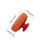 4 Inch Car Wax Applicator Pads Set with Red Handle Soft Sponge Applicators Foam Wax Pad for Polishing and Cleaning Cars CM World