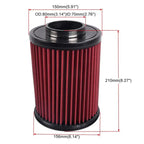 A54P-70MM High Flow Car Air Filter E-2993 Cold Air Intake Air Filter For Ford Focus Escape MKC RS-OFI106