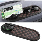2-in-1 Anti-Slip Dashboard Mat with Phone Holder, 360 Degree Rotation, Phone Holder for Car CM World
