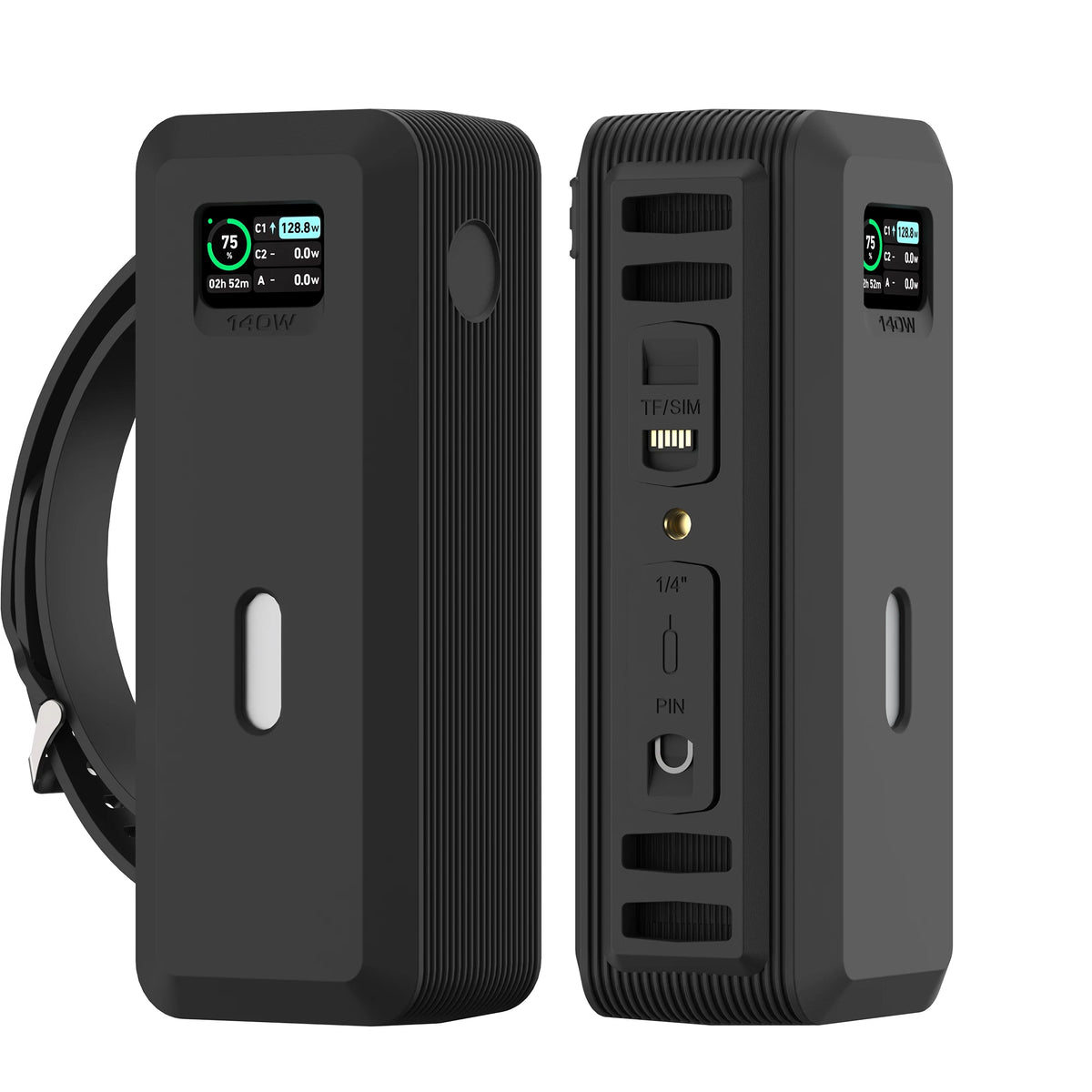 Silicone Case for Anker 737 Power Bank 140W 24000mAh PowerCore Charger TF/SIM card PIN storage Carrying Travel Case Storage Bag