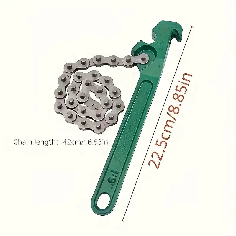1pc 9/12inch Adjustable Belt Wrench Oil Filter Puller Strap Spanner Multi-purpose Cartridge Lids Chain Disassembly Tool Car Mobile World