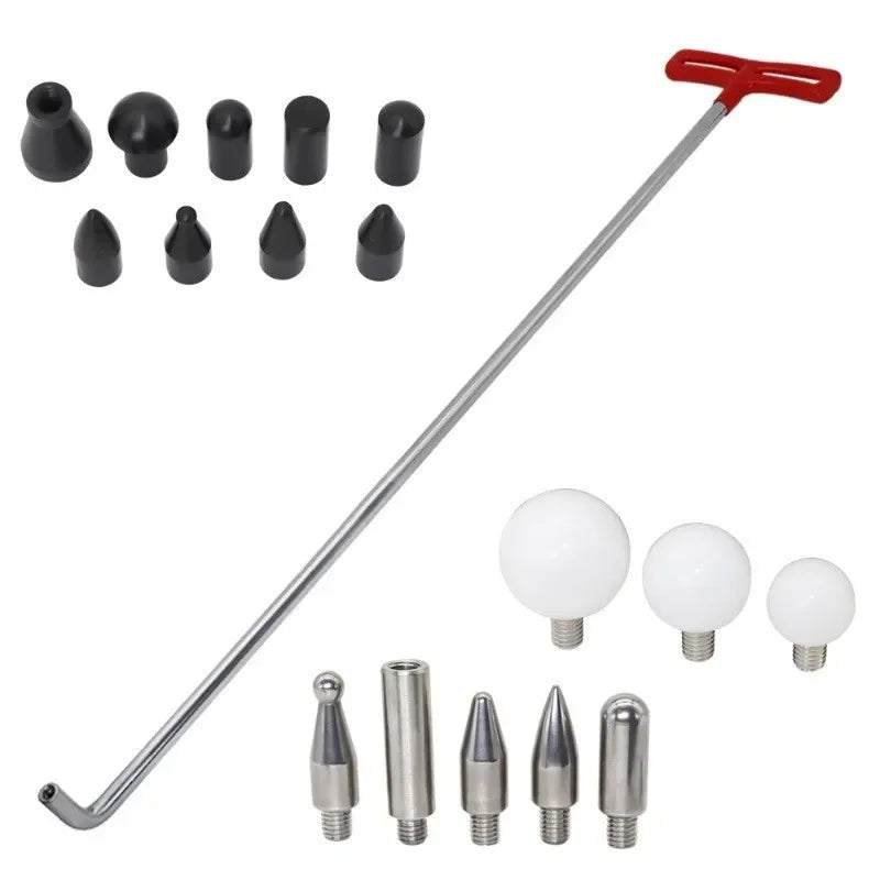 BEST STABLE Car Depression Repair Tool Manganese Steel Hook Combination Set Convex Dent Top Bar Repair Hail Pit Free Sheet Metal