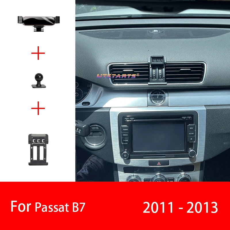 Car Phone Holder Mobile Mount Stand For Volkswagen Passat B7 B8 B9 2011-2023 Adjustable GPS Special Navigation Bracket CM World