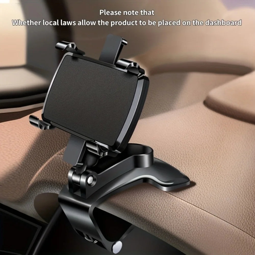 Universal Car Support Car Phone Holder Multi-Functional Dashboard For iPhone Samsung GPS Bracket 180 Degree Rotation Accessorie CM World