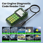 Universal OBD2 Scanner with Live Data, Code Reader, and Engine Light Reset for Cars from 1996 Car Mobile World