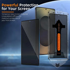 2 Pcs For Samsung Z Fold 8 4G 5G 2026 One-click Privacy Dust free Installation HD Screen Protector Protective Tempered Glass