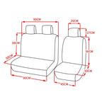 Truck seat cover Truck seat cover 2+1 Car seat cover PU material Car interior Car Mobile World