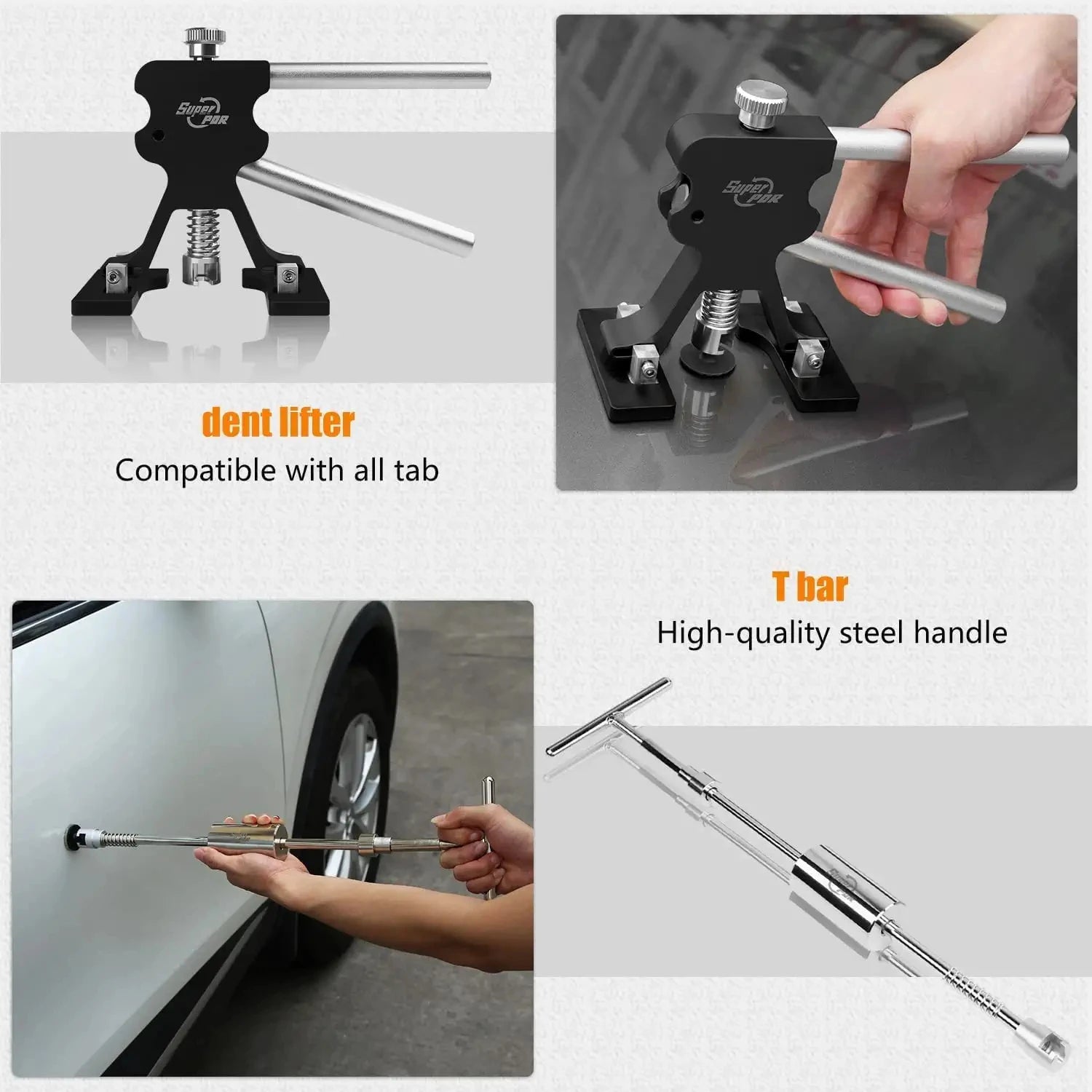 Auto Paintless Body Dent Removal Kits Car Dent Repair Tools Automotive Dent Remover Suction Cup Dent Puller Tool Kit for Car CM World