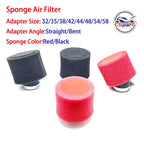 32mm 35mm 38mm 42mm 44mm 58mm straight Neck Foam Air Filter Sponge Cleaner Moped Scooter Dirt Pit Bike Motorcycle RED Kayo BSE CM World