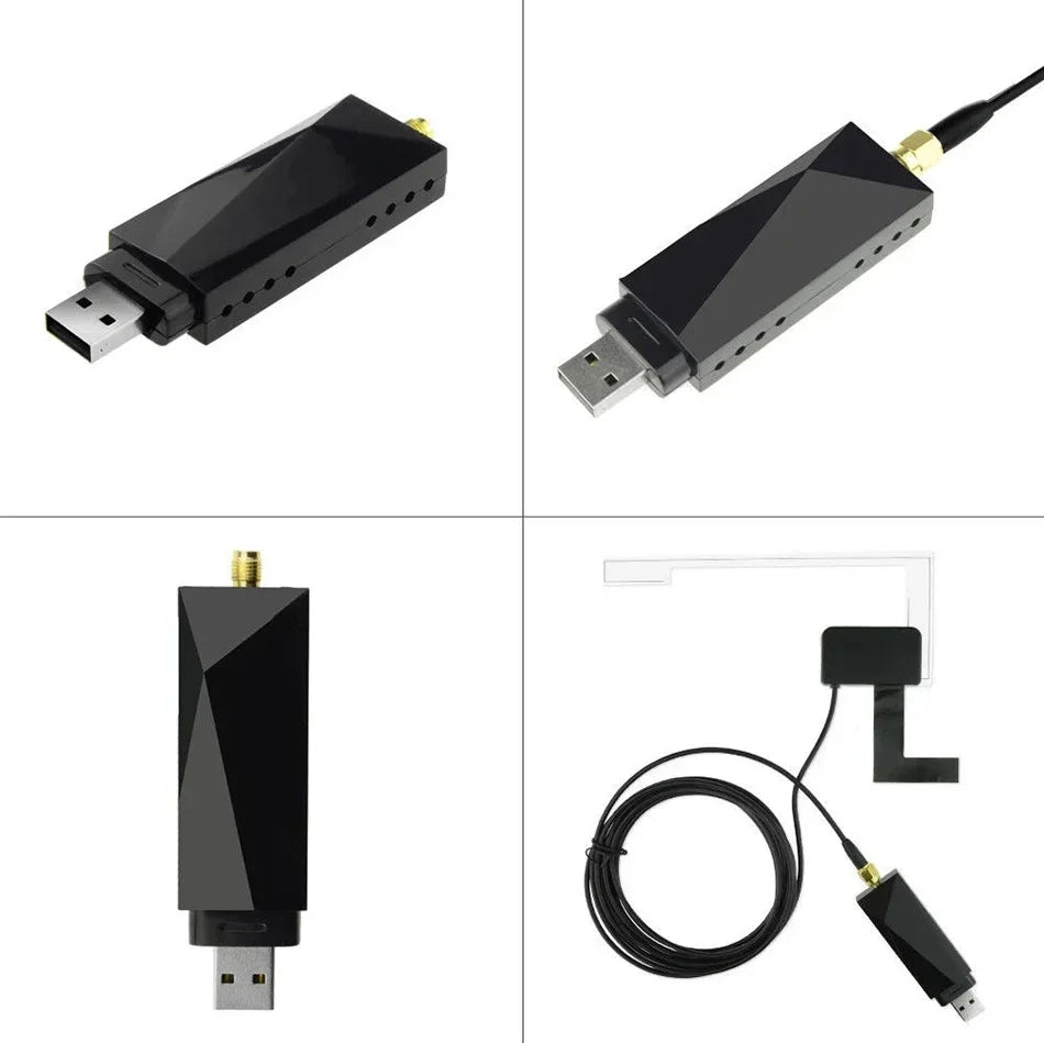 For Universal DAB + Antenna With USB Adapter Android Car Radio GPS Stereo Receiver Player CM World