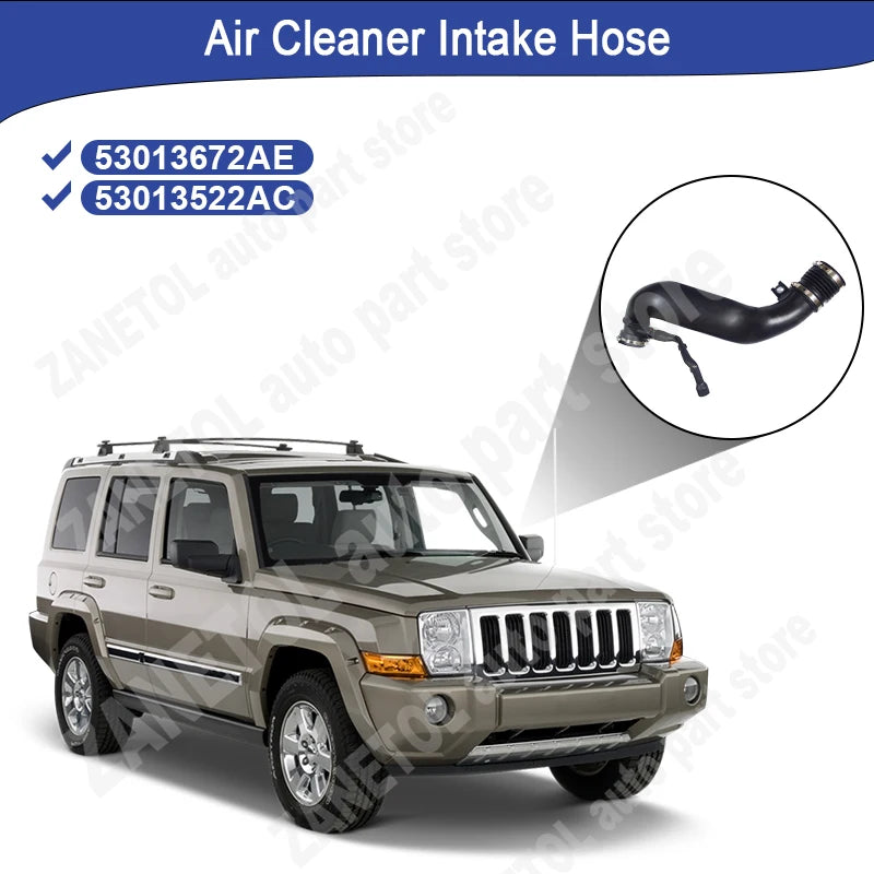 53013672AE 53013672AD 6508284AA ZANETOL Cars Accessories Turbo Intake Hose for Jeep Commander Grand Cherokee 3.0L V8 2007~2010 CM World