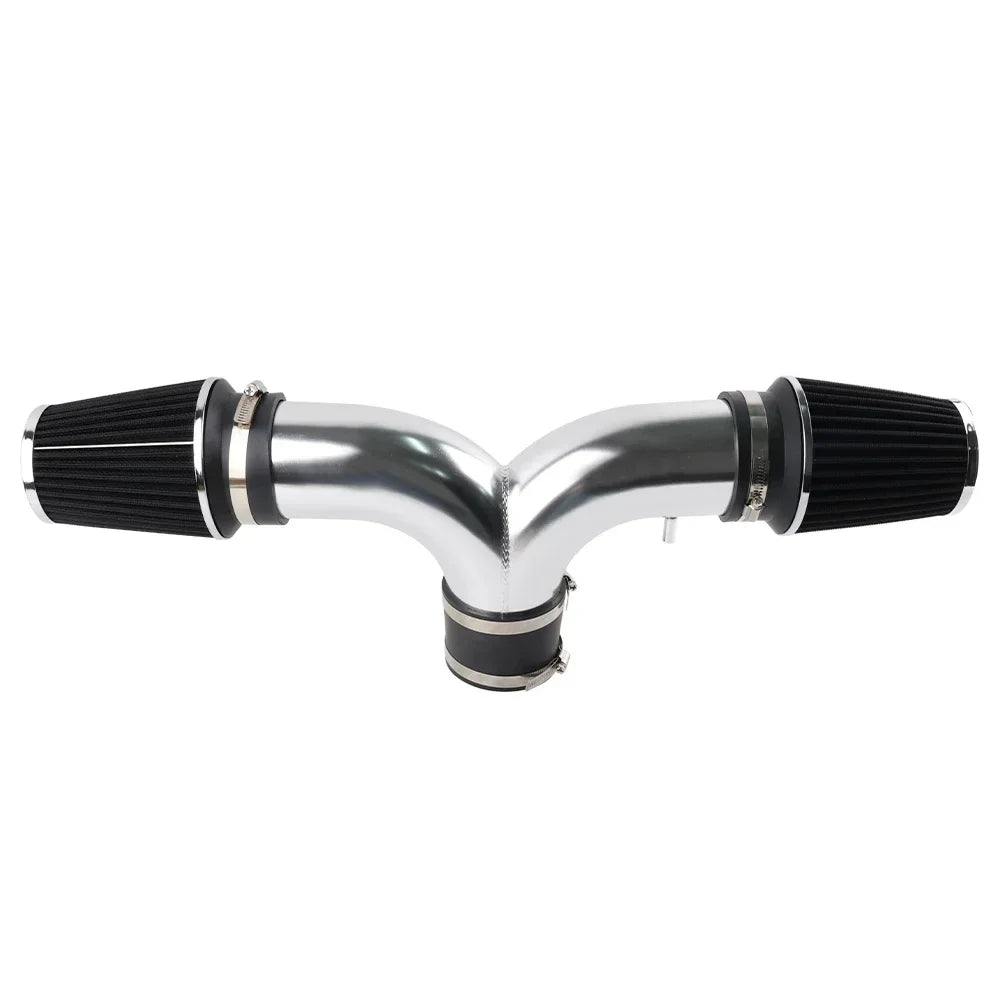 Cold Air Intake Kit Filter Dual Twin For 00-02 Dodge Durango 3.7L V6/4.7L V8 For 99-04 JEEP Grand Cherokee 4.7L V8