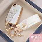 New TPU Car Key Case Cover Protect Shell Bag For VW Volkswagen Polo Tiguan Passat Golf Jetta Beetle Lavida Skoda Octavia A5 CM World