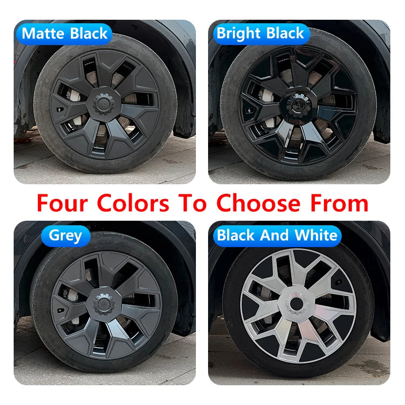 For Tesla Model YL Launch 2026 4PCS Hub Cap Car Replacement Wheel Cap 19 Inch Performance Automobile Hubcap Cover Accessories