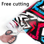 Cartoon Graffiti Painting Car Film Wrap Waterproof Modification Cover Scratches Stickers for Auto Bicycle Motorcycle Skateboard Car Mobile World