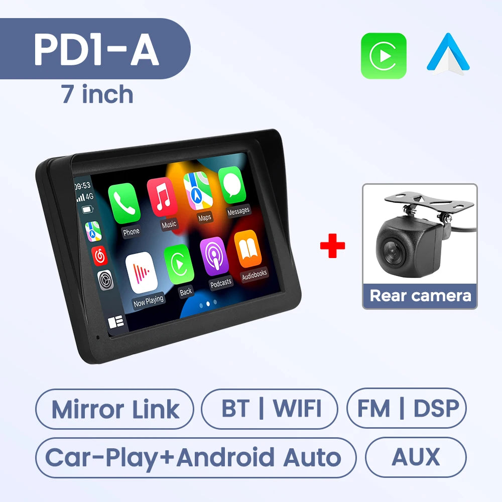 New Universal Expansion Holder For MP5 Car Radio Stereo Carplay Multimedia Player Compatible With Screen 6.86/7/9/10.26 Inch CM World