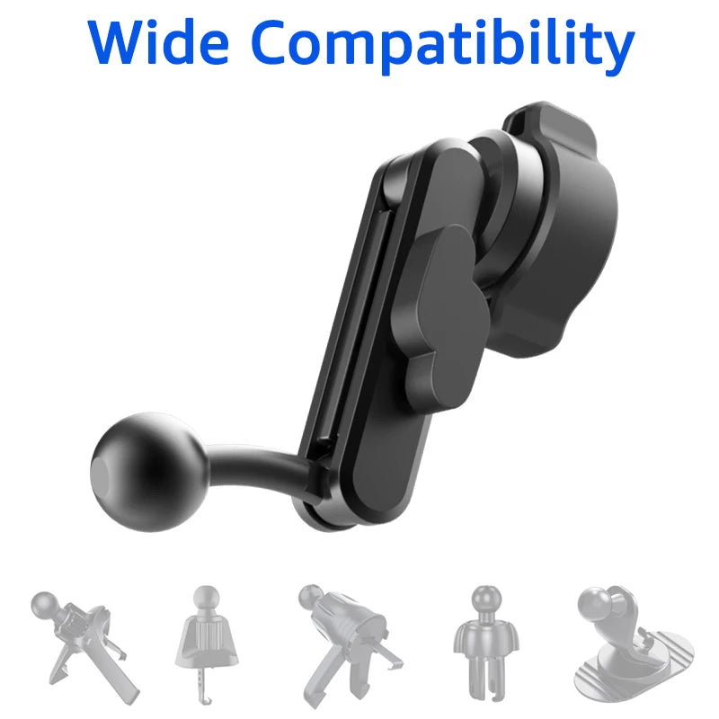 Untoom Aluminum Alloy Car Phone Holder Extension Arm Adjustable 17mm Ball Joint Extension Rod for Car Phone Bracket Accessories