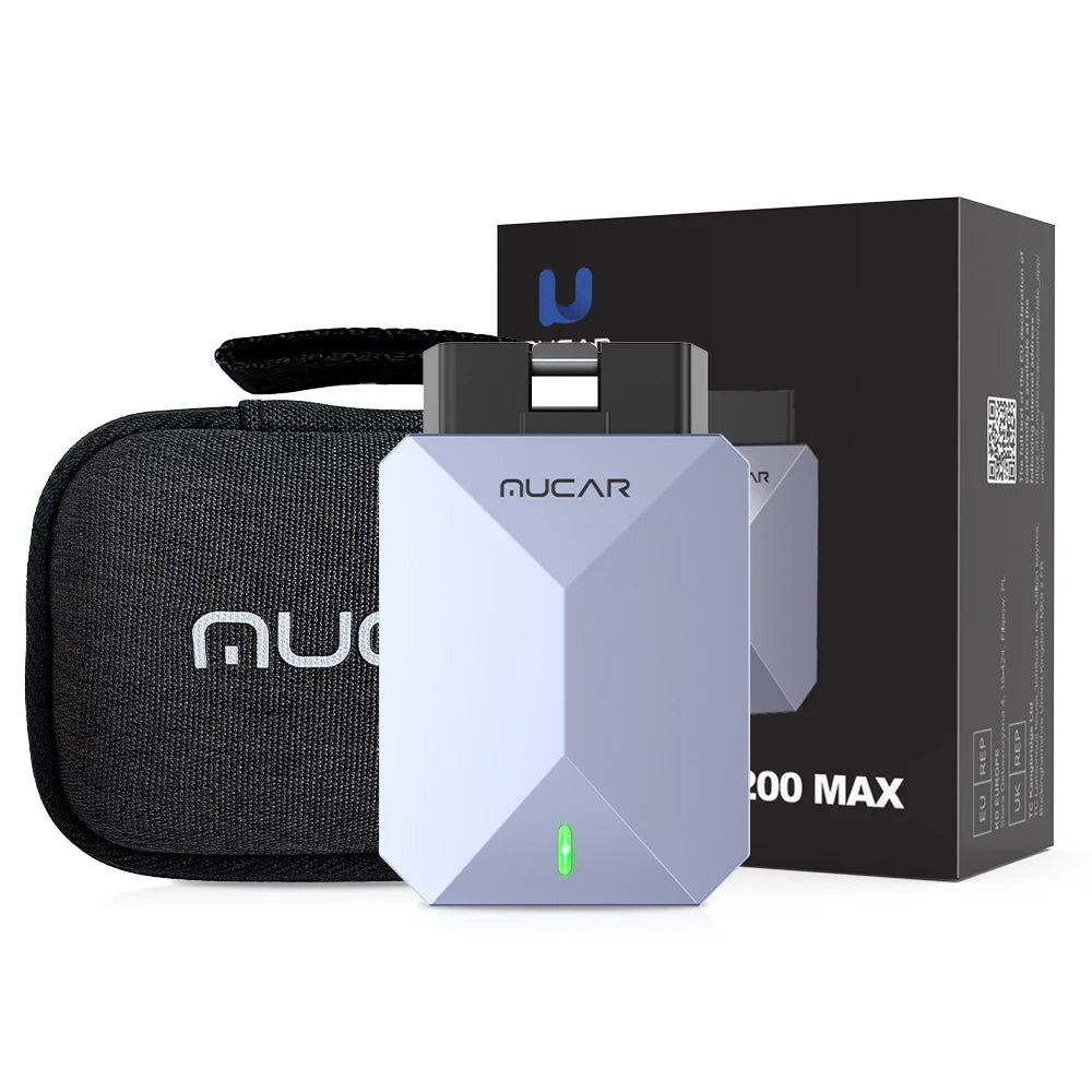 MUCAR BT200 MAX CAN FD OBD2 Scanner 15 Resets AI Car Diagnostic Tools All System Auto Scan Bi-Directional Control Free Update Car Mobile World