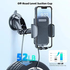 Car Phone Holder 360° Windshield Mobile Cell Support Smartphone Universal Mount Stand For iPhone 12 11 7 8 Samsung Huawei CM World