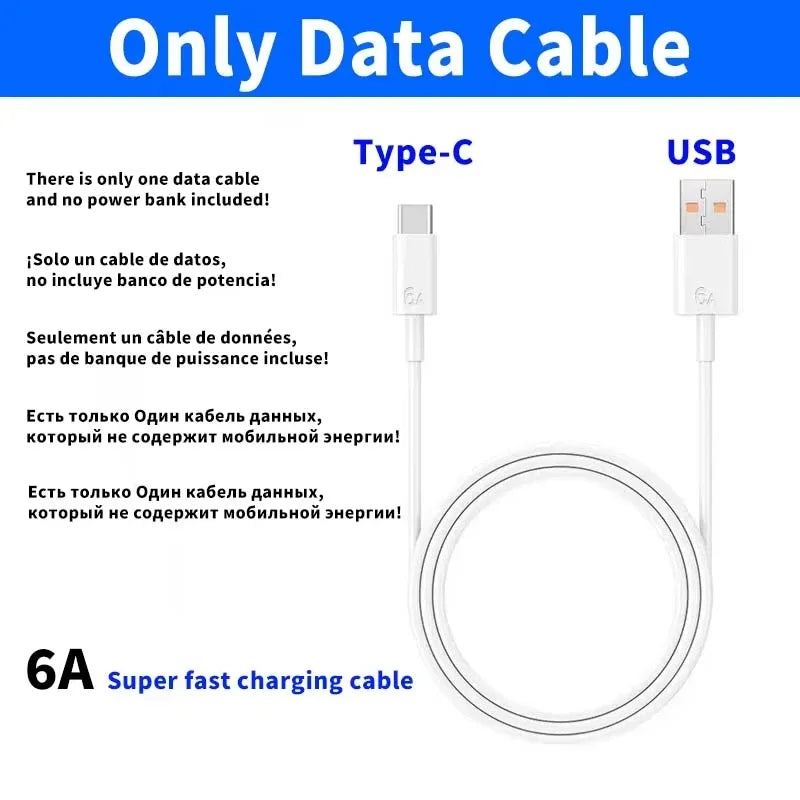 New 500000mAh Power Bank 140W Super Fast Charging Powerbank Portable External Battery Charger for iPhone Huawei Samsung Xiaomi