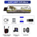 10 Inch Car DVR Car Touch Screen Driving Recorder Supports 1080P Front and Rear HD Night Vision Car Video Recorder