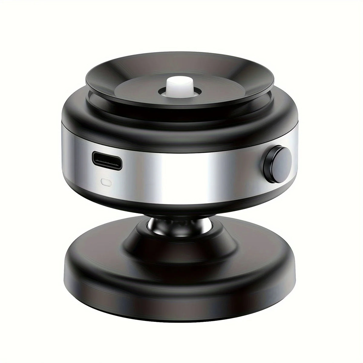1pc Car Navigation Holder with 360° Rotation - Magnetic Phone Holder, Vacuum Suction, Stable for Driving, Kitchen, Fitness.