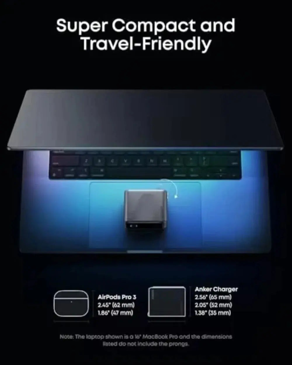 New Arrival Anker Prime 160W 3-Port GaN USB-C Charger Smart Touch Display Fast Charging Block Max 140W Power For Laptop Phone Car Mobile World