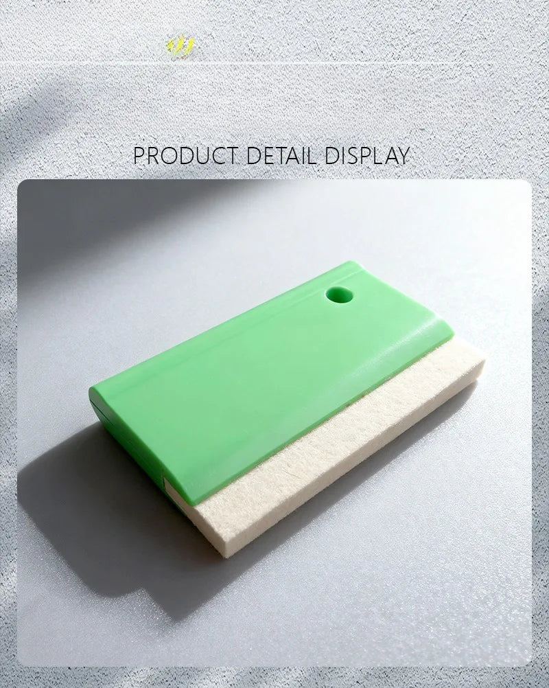 ALIWRAP Wool Felt Squeegee Window Tint Scratch Free Soft Woolen Scraper for Car Vinyl Wrap Tint Film Dry Wet PPF Installation Car Mobile World