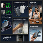Vention CCC Certification Powerbank 45W 20000mAh Power Bank Type C PD Fast Charging Portable Charger Battery for Phone PC