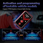 2026 KONNWEI TK100 TPMS Programming Tool Car Tire Pressure Sensors Activate OBD Relearn Tool 433MHz 315MHz Read TPMS ECU ID Tool