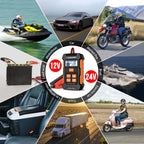 KONNWEI KW520 Car Battery Tester 12V 24V Battery Charger Lead Acid Car Battery Pulse Repair Tool AGM Gel Lithium Scanning Tool