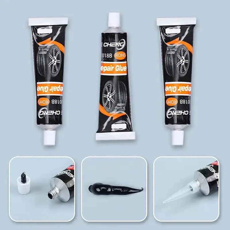 Tire Repair Glue Waterproof & High Temperature Resistant Black Sealing Waterproof And High-Temperature Resistant Repair Adhesive CM World