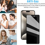 1~3PCS Anti Spy Tempered Glass For iPhone 17 17e 16e 16 15 Pro Max Privacy Screen Protector iPhone 15 14 Plus 13 12 11 Pro Max Antiespia Pelicula de Cristal Templado iPhone 17 Pro Max anti-peeping Protective Film Car Mobile World