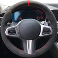 Anti-Slip Suede Car Steering Wheel Cover For BMW M Sport G30 G31 G32 G20 G21 G11 G12 G14 G15 G16 X3 G01 X4 G02 X5 G05 X7 G07 CM World