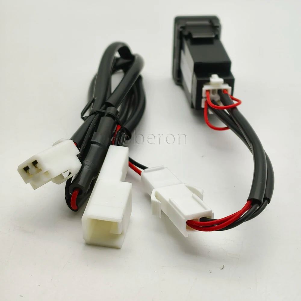 Fit For Toyota new car USB charger PD fast charger QC3.0 dual fast charger TYPE C adaptor button