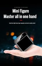 300000mAh Mini Power Bank Portable Charger Mirror Screen LED Digital Powerbank External Battery for iPhone Xiaomi Huawei Samsung