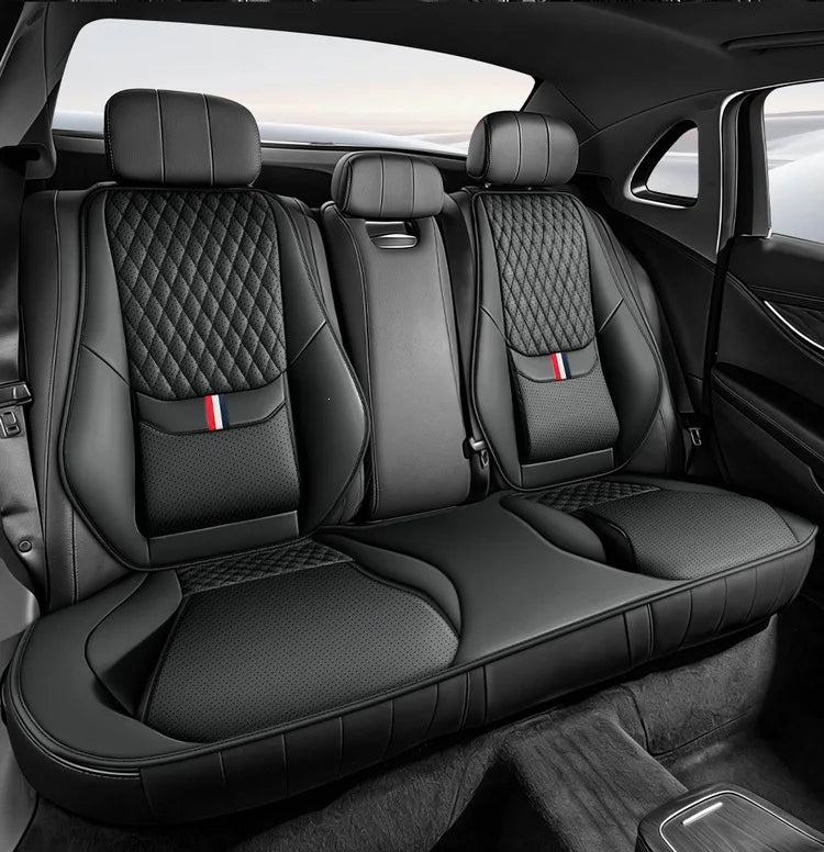 Universal Ergonomic Car Seat Cover Built-in 6cm Lumbar Support and Leg Bolster Breathable SUV Sedan Cushion Car Seat Protection