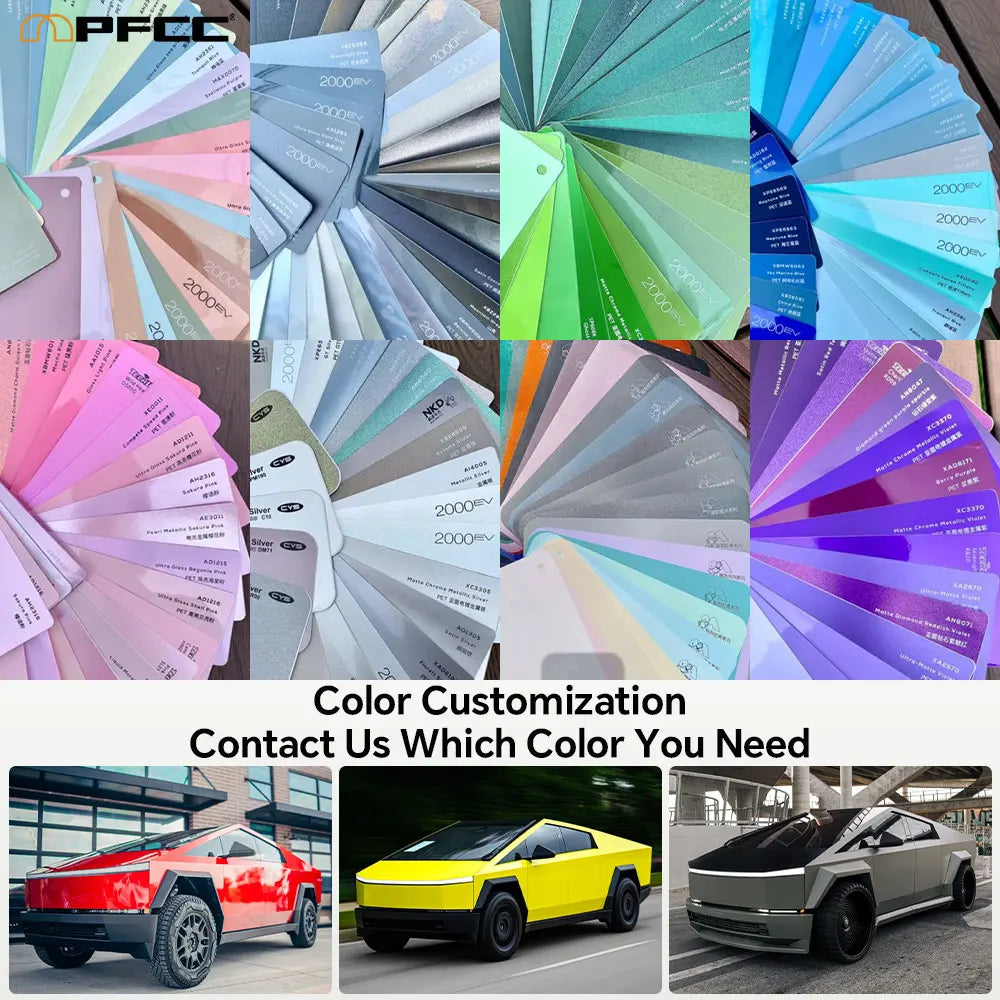 PPF Decal Kit Color Change for Tesla Cybertruck 2024 2025-Up Anti-Scratch Anti Rusting Car Accessories Car Paint Protection Film