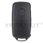 Folding Flip Remote Key Fob Case Shell For Volkswagen VW Skoda Golf Passat Polo Jetta Touran Bora Sharan 2/3/4 BTN Cover CM World