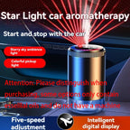 Smart Car Air Freshener Rechargeable Aroma Diffuser 5 Levels of Adjustable Intelligent  Diffuser Pickup Light Starry Sky Summit CM World