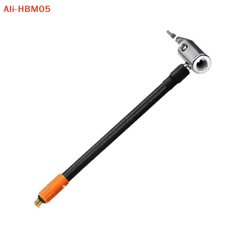 (HB05)1Pcs Braided Tire Inflator Hose With Leak Proof Connector Flexible Design For Car Bike Motorbike Inflation