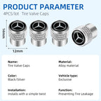 For W206 Class C200L CLA GLA Mercedes Benz W203 W220 W213 W211 W212 W201 Car Wheel Tire Valve car accessories