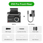 DDPAI Z50 Pro Dash Cam 4K Car DVR 3"IPS Screen 5GHz WiFi GPS ADAS 24H Parking Monitor Front and Rear Dashcam Car Camera Car Mobile World