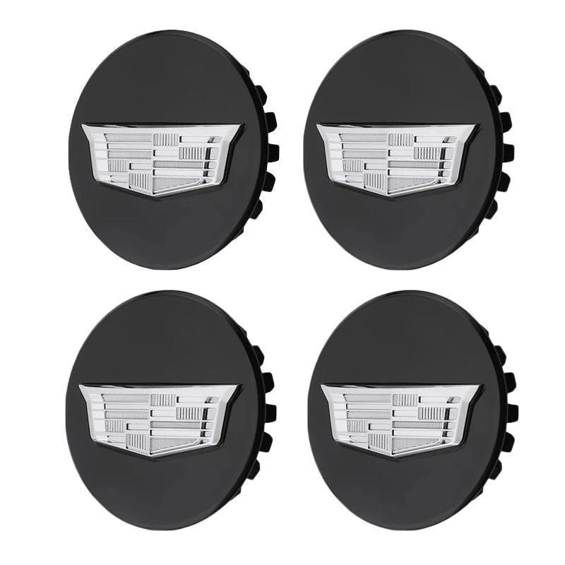 66mm 4pcs Wheel Center Hub Cover Caps Accessories for Cadillac Escalade XT5 XT6 CT5 CT6 XTS CT4 Auto Tire Emblem Car Styling CM World