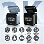 ZKCAMSPY Mini Car DVR 2K Tiny Dash Cam WiFi APP Control Night Vision 24 Parking Loop Recording G-Sensor Video Recorder Dashcam
